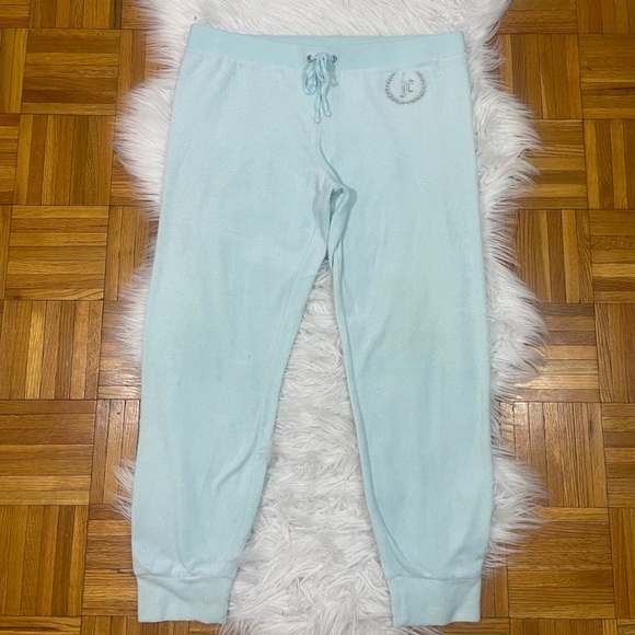JUICY COUTURE velour Joggers with logo size large - Picture 12 of 12